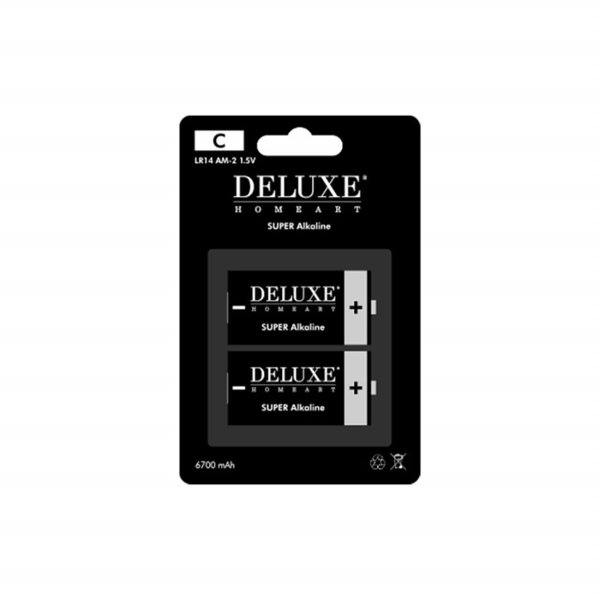Deluxe Homeart 2x C Batterien